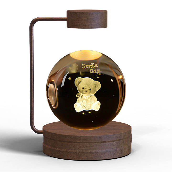 Cosmic Dinosaur Crystal Ball Night Light – Perfect Birthday Gift - Gsolva